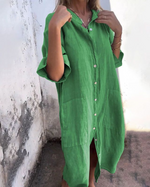 Pierrette | Robe-chemise ample et fluide