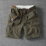 COTTON CARGO SHORTS FOR MEN