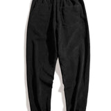 Ensemble — chemise à empiècements à carreaux en velours côtelé & pantalon de jogging en velours côtelé
