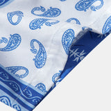 Ensemble Capucine — chemise à bordure paisley & short de bain