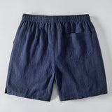 Ensemble — chemise jacquard à losanges géométriques & short à cordon en lin mélangé