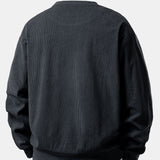 Ensemble — sweat en velours côtelé extensible 2 en 1 à col rond & pantalon en velours côtelé