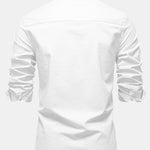 Améline — Chemise en lin et coton à manches longues et poche