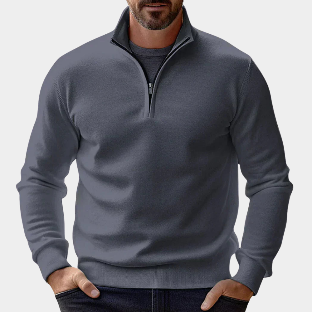 Davis | Cozy Zip Sweater