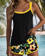 Ensemble Tankini Deux Pièces Élégant