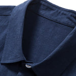 Ensemble — chemise en lin et viscose & short à cordon en lin mélangé