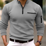 ZIP COLLAR SHIRT FOR MEN