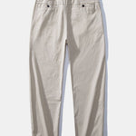 Ensemble — polo côtelé en maille à col Johnny et bordure contrastante & pantalon