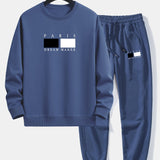 Ensemble — sweat à col rond à imprimé Paris & pantalon de jogging