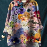 Andrée | Blouse vintage française à fleurs