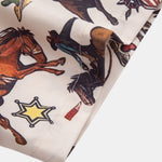 Ensemble — chemise à imprimé western & short de bain à cordon