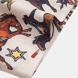 Ensemble — chemise à imprimé western & short de bain à cordon