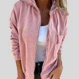 Delphine — Gilet zippé doux
