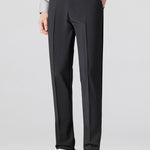 Ensemble Capucine — polo zippé en maille texturée à bordure contrastante & pantalon fuselé