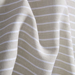 Ensemble Améline — chemise en lin et viscose & pantalon en lin rayé à jambe droite