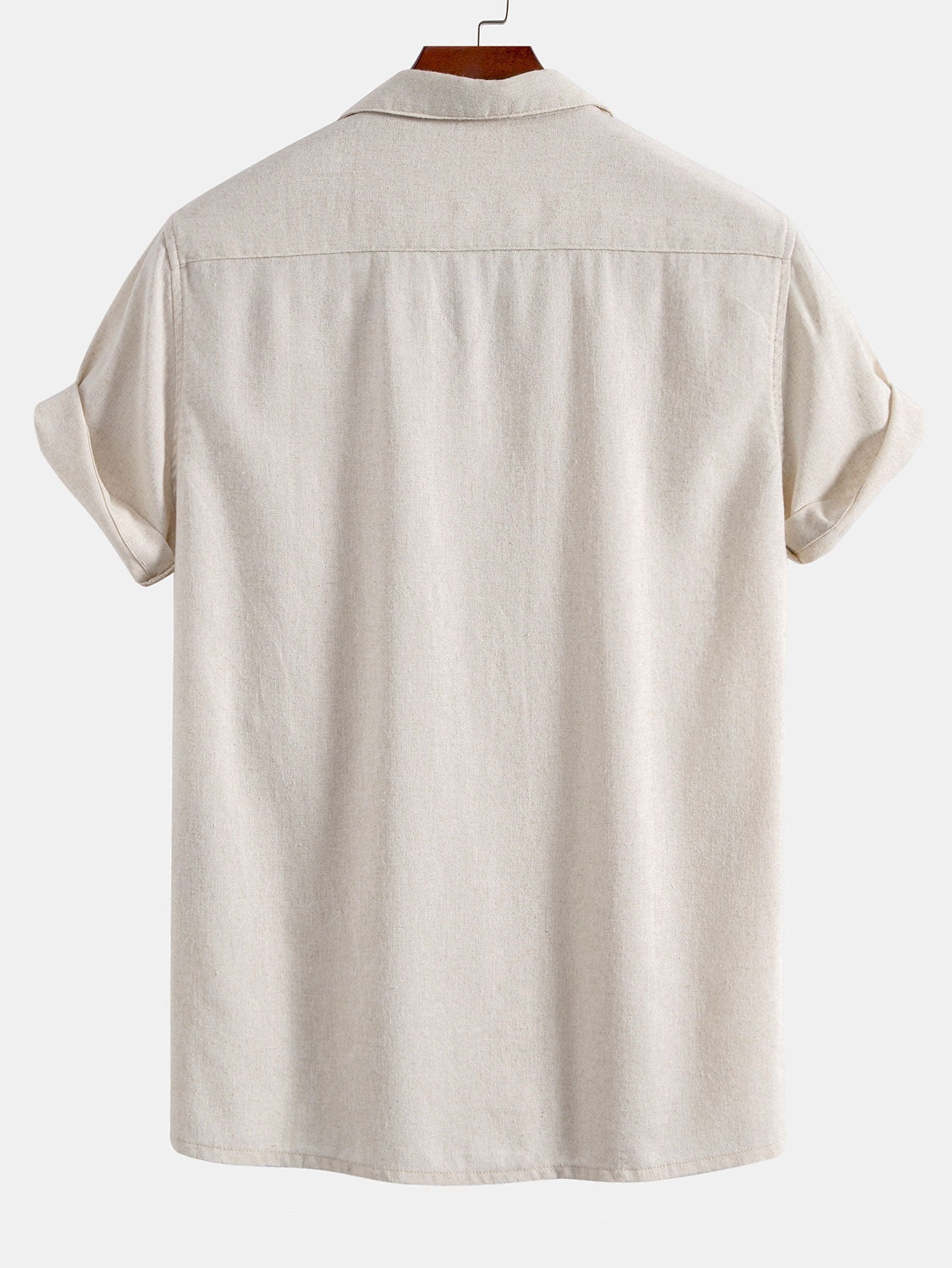 Chemise cubaine en lin à poches