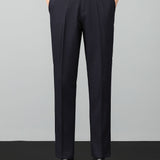 Ensemble — polo gaufré zippé en maille à bordure contrastante & pantalon fuselé coupe slim