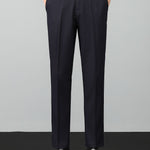 Ensemble — polo en maille texturée contrastante & pantalon fuselé coupe slim