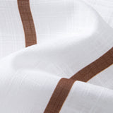 Chemise cubaine en lin rayé