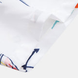 Ensemble — chemise à imprimé palmiers nautique & short de bain à imprimé rayé