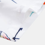 Ensemble — chemise à imprimé palmiers nautique & short de bain à cordon
