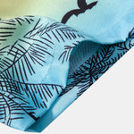 Ensemble — chemise à imprimé palmiers et mouettes & short de bain