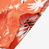 Ensemble — chemise à imprimé flore tropicale et palmiers & short de bain