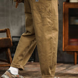 Pantalon utilitaire décontracté d'inspiration vintage