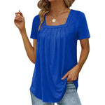 Apolline | Blouse fluide à encolure carrée