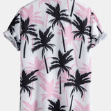 Ensemble Apolline — chemise à imprimé palmiers & short de bain