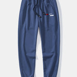 Ensemble — sweat à col rond coupe décontractée à imprimé rayé Paris & pantalon de jogging