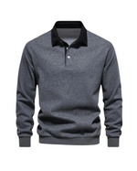 KNIT POLO SWEATER FOR MEN