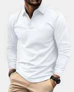 Adrian | Modern long-sleeved polo shirt