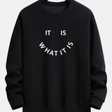 Ensemble — sweat à col rond à slogan « It Is What It Is » & pantalon de jogging