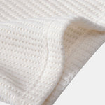 Ensemble — polo gaufré à manches courtes & short gaufré en maille à cordon