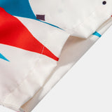 Ensemble — chemise à imprimé géométrique atomique & short de bain