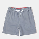 Ensemble — chemise à imprimé nautique & short de bain à rayures verticales et cordon