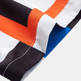 Ensemble Améline — chemise à imprimé rayé color block & short de bain