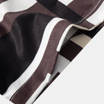 Ensemble Améline — chemise à imprimé géométrique color block & short de bain
