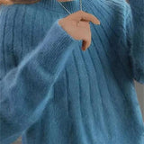 Hortense | Pull en maille moelleuse à col rond