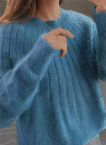 Hortense | Pull en maille moelleuse à col rond