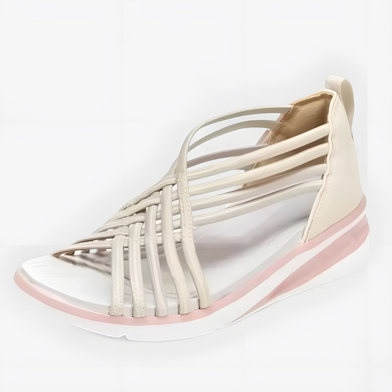 Eliza | Sandales orthopédiques femme élégantes Beige