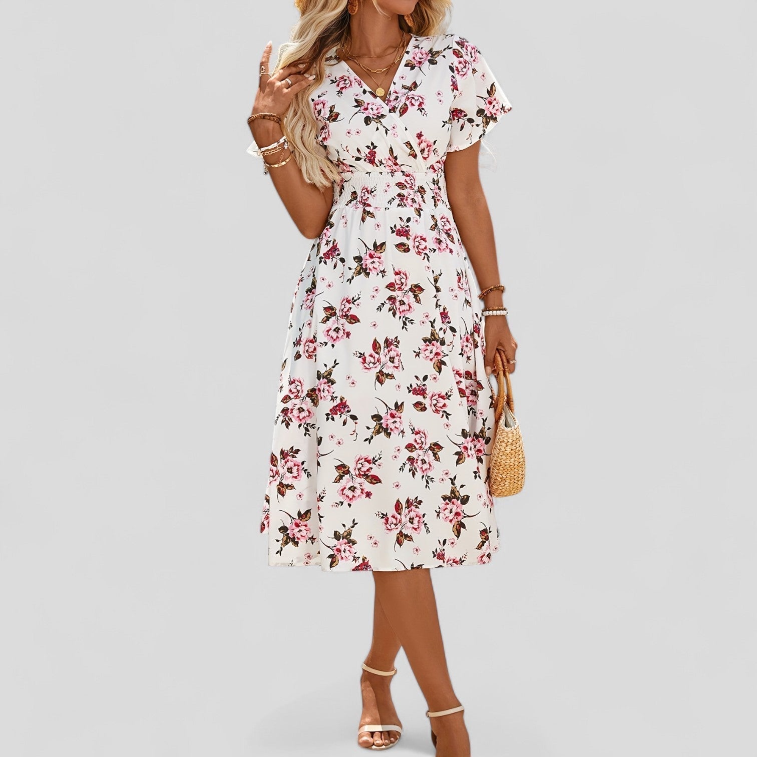 Gretalise — Robe Midi d'Été Confortable