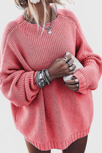Esther | Pull ample en grosse maille à manches raglan