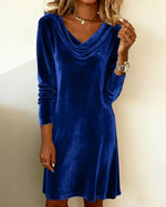 Robe en Velours Ample