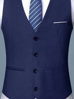 V-NECK SKINNY VEST FOR MEN