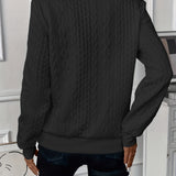 Augustine | Pull demi-zip en maille texturée