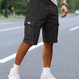 SOLID OUTDOOR SHORTS FOR MEN