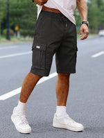 SOLID OUTDOOR SHORTS FOR MEN
