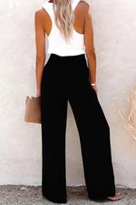 Pantalon Taille Haute Détendu